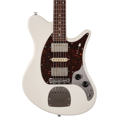 Oopegg Supreme Collection Trailbreaker Mark-I Electric Guitar in Vintage White with Hardtail Bridge